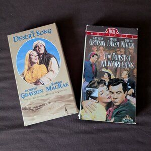 Bundle of Old Hollywood Musicals - Kathryn Grayson / Mario Lanza - VHS Tapes